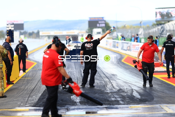 Vorbereitung an der Startlinie