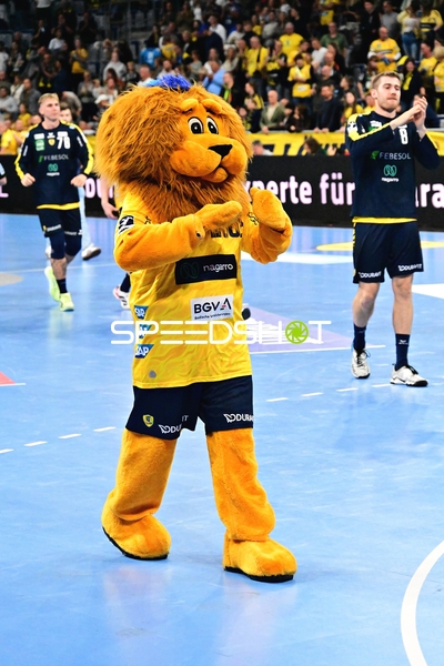 Maskottchen der Rhein Neckar Löwen