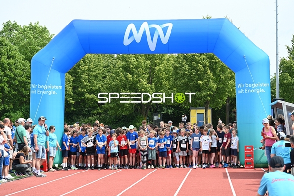Startaufstellung TVE Sommerlauf Edingen 2025