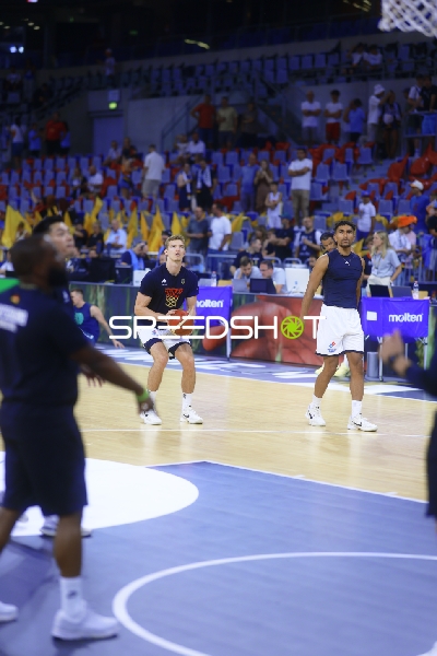 Spieler auf dem Court