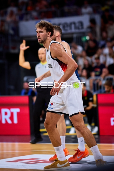 Spieler auf dem Court