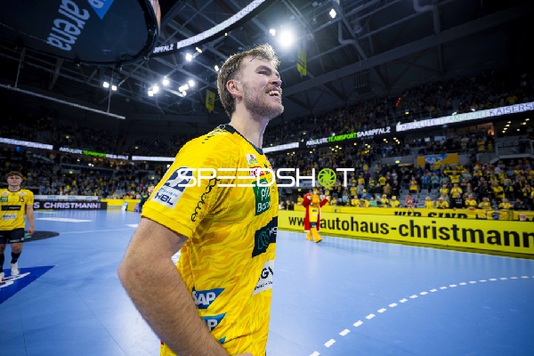 Steven Plucnar Jacobsen (9; Rhein Neckar Löwen) und David More (15; Rhein Neckar Löwen) in Aktion