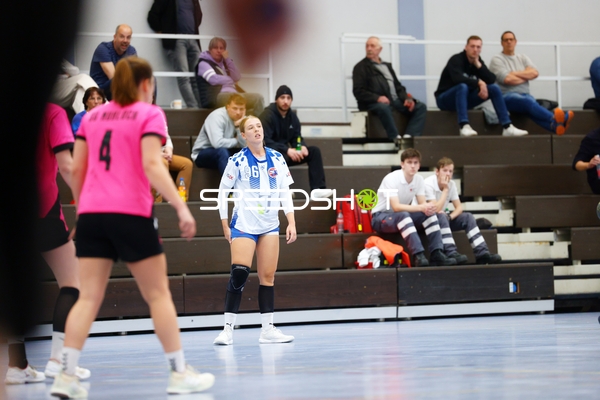 Spielszene bei Handballspiel TV Edingen gegen SG Nußloch