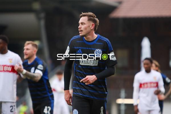 Spieler von MSV Duisburg in Aktion