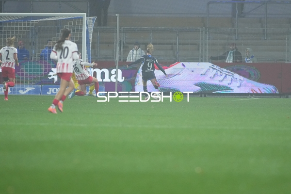 Torschuss von Jill Janssens (9; TSG Hoffenheim Frauen)