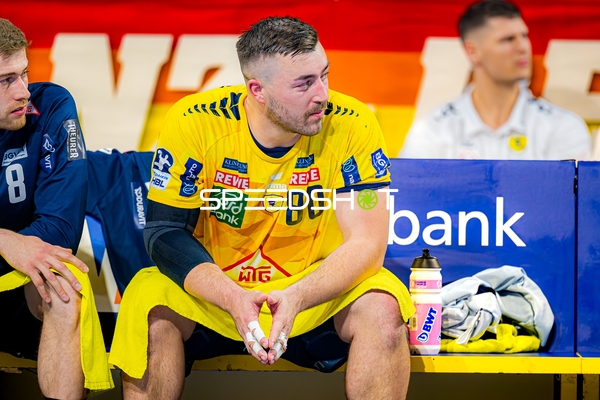 Halbzeitpause mit Jannik Kohlbacher (80;Rhein Neckar Löwen), , 