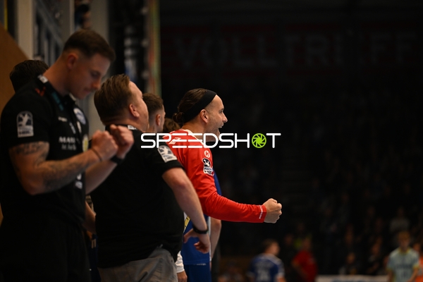 Jubel von Sebastian Hinze (999; ThSV Eisenach) am Rand