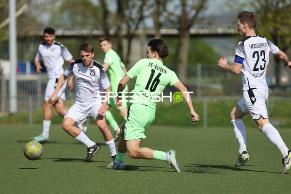 Ballpass in der Verbandsliga-Partie