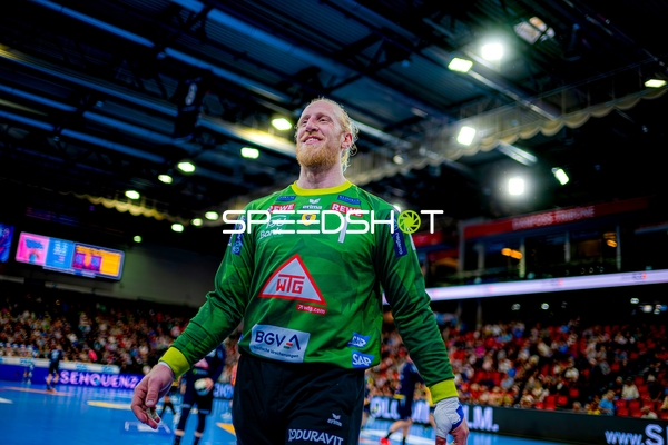 Torwart Mikael Appelgren (1;Rhein Neckar Löwen) im Spiel