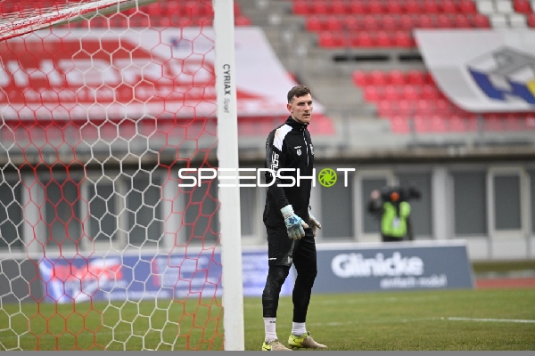 Torwart Lorenz Otto (1; FC Rot Weiß Erfurt) in Position