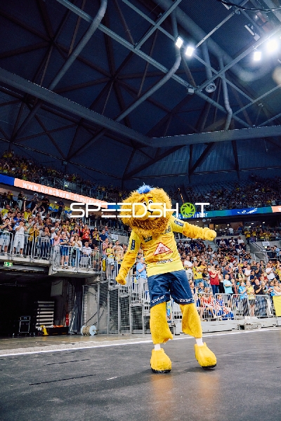 Maskottchen-Performance