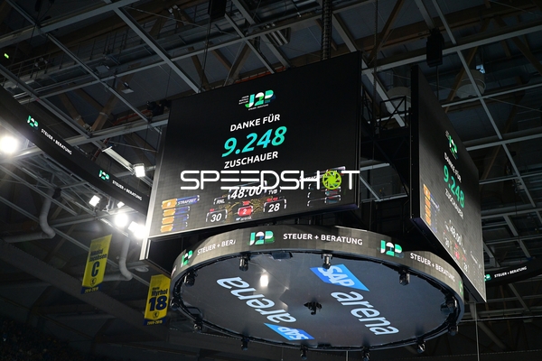 Spielende in der SAP Arena