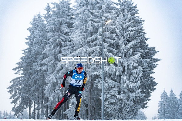 Biathlon, BMW IBU WORLD CUP BIATHLON, Sprint Männer 10km, Oberhof, Deutschland, STRELOW Justus #58 GER
