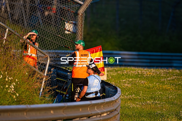 Streckenposten am Nürburgring