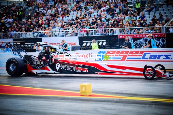 Dragster auf der Quartermile