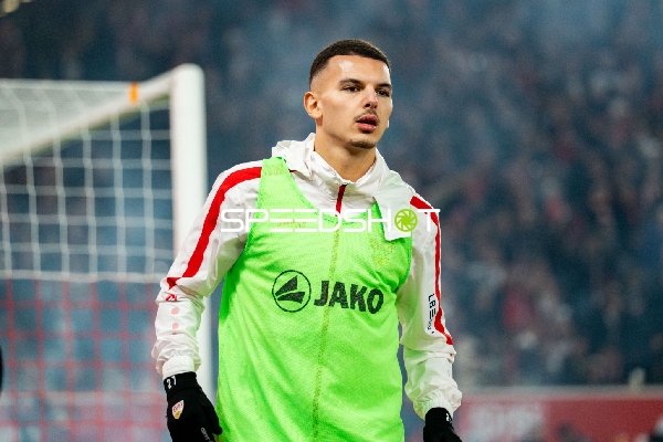 Spieler beim Aufwärmen