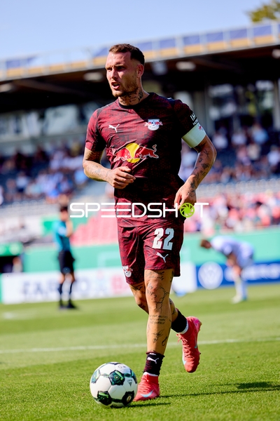 Ball-Aktion auf dem Feld