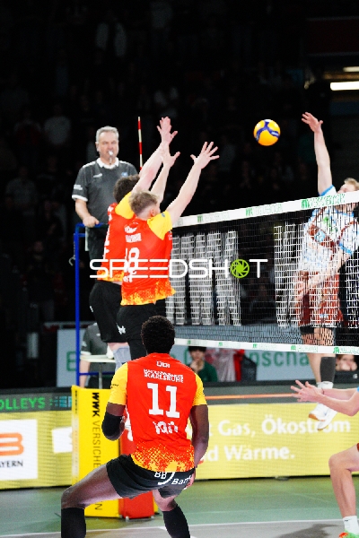 Volleyball Spielszene