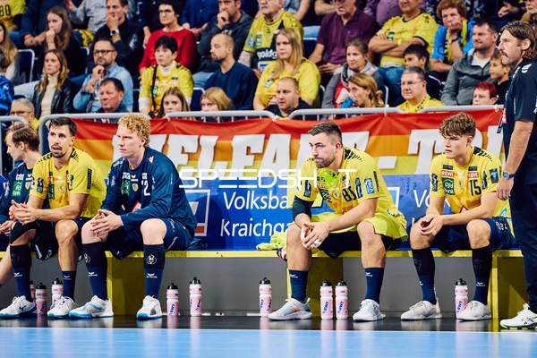 Spieler auf der Bank