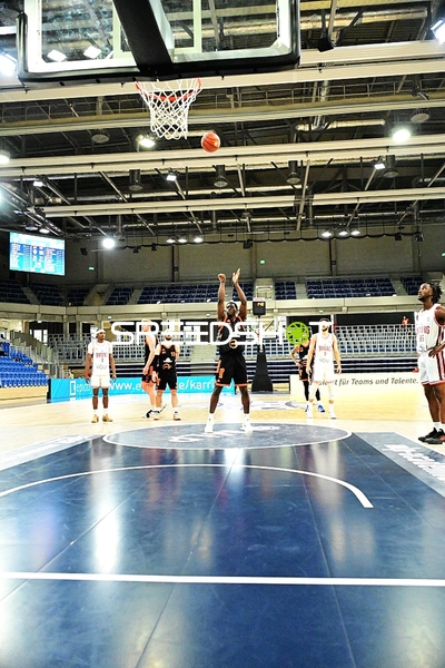 Spieler auf dem Court