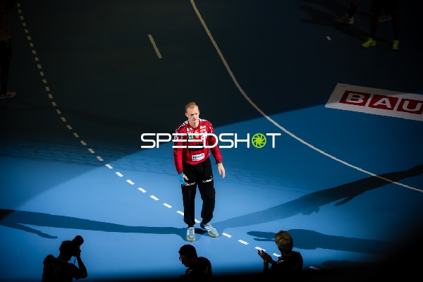 David Späth (29; Rhein Neckar Löwen) steht bereit im Tor