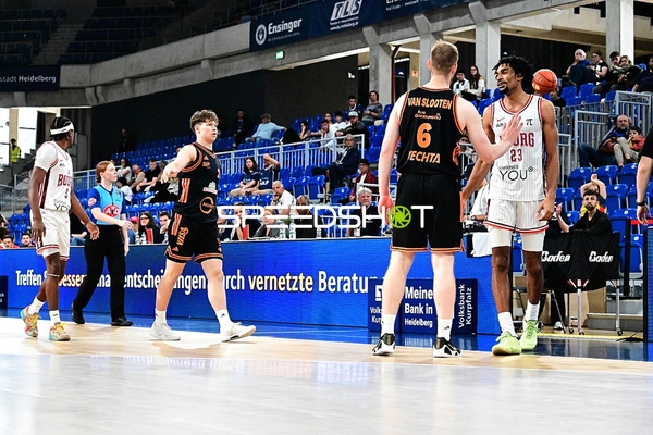 Spieler auf dem Court
