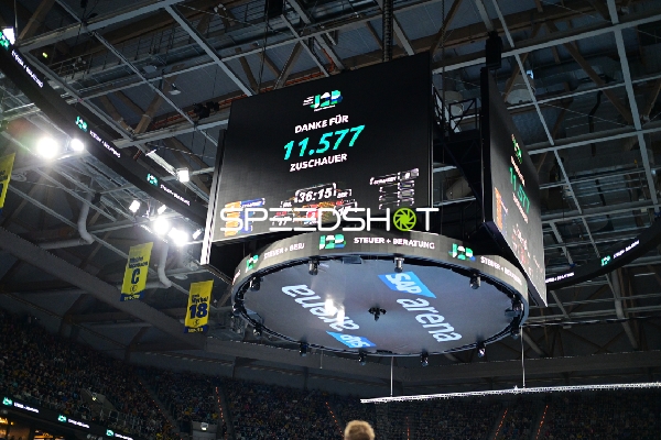 Spielstandanzeige bei 17:17