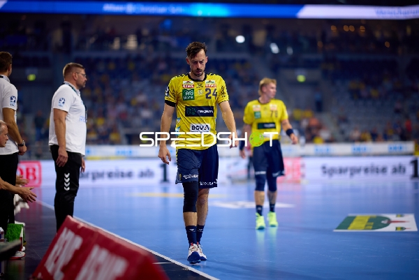 Handball I Patrick Groetzki (24; Rhein Neckar Löwen) in Position
