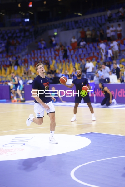 Spieler auf dem Court