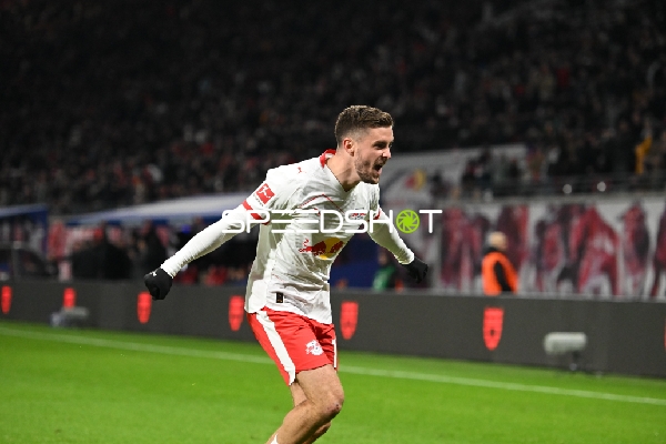 Jubel von Christoph Baumgartner (14; RB Leipzig)