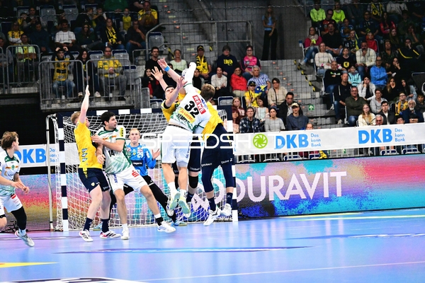 Rhein-Neckar Löwen verteidigen gegen Leipzigs Angriff