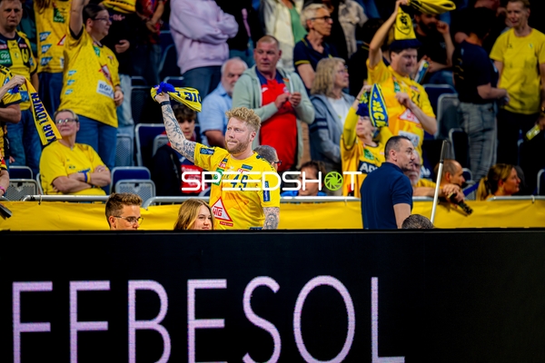 Aufwärmen Kevin Gerwin (49;Rhein Neckar Löwen)