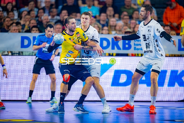Handball I Herren I Saison 2024-2025 I DHB-Pokal I Halbfinale I Rhein-Neckar Löwen - THW Kiel I 12.04.2025