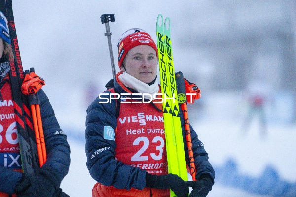 Sprint der Frauen in Oberhof: Janina HETTICH-WALZ (23; Biathlon Frauen)