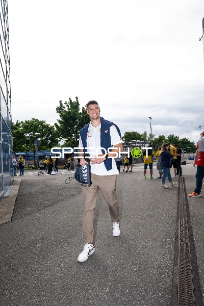 Spieler bereitet sich vor