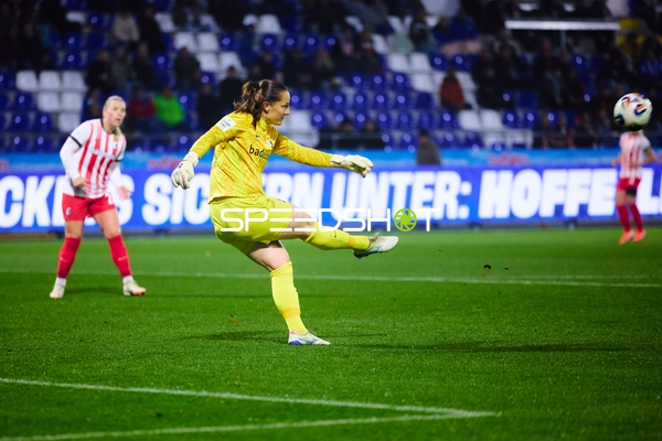 Torwart mit Abschlag