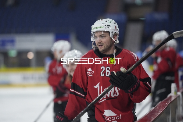 Erik Brännström (26; Lausanne HC) in Aktion