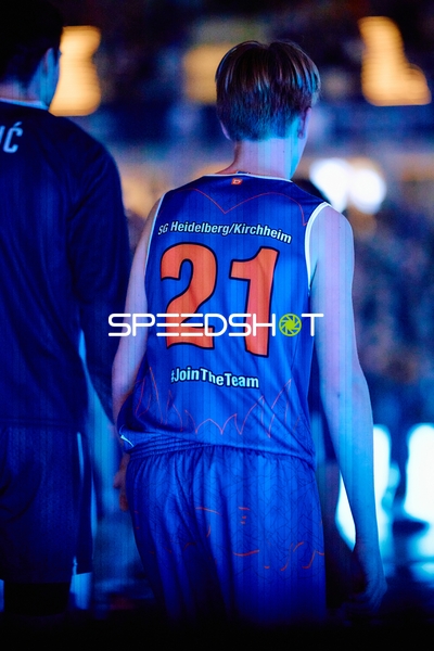 Spieler der MLP Academics Heidelberg bereitet sich vor