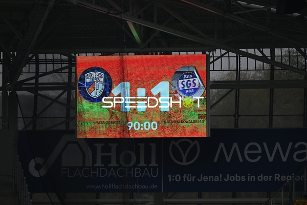 Spielstand 1:1 Anzeige