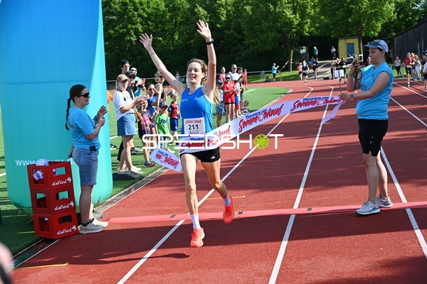 Erster Zieleinlauf TVE Sommerlauf