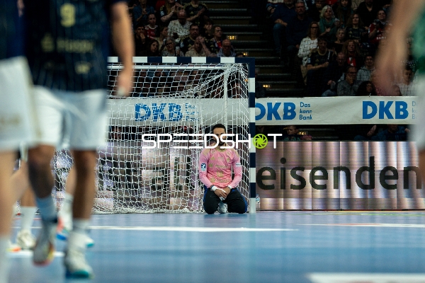 Mohamed El-Tayar (12; HSV Hamburg) in Torwartposition