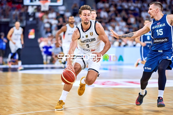 Franz Wagner (9; Deutschland) gegen Gregor Hrovat (15; Slowenien) im Duell