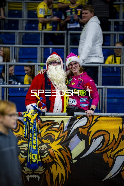 Fans in festlicher Stimmung