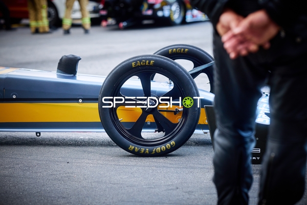 Dragster Reifen Nahaufnahme