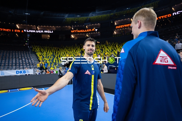Spielervorbereitung bei den Rhein-Neckar Löwen