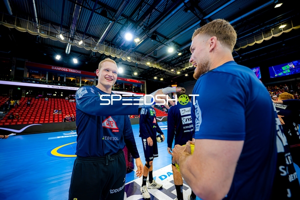 Aufwärmen SG Flensburg Handewitt