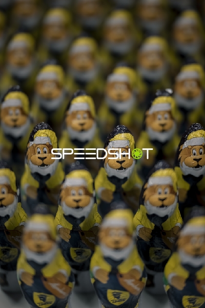 Löwen-Figuren in Teamfarben