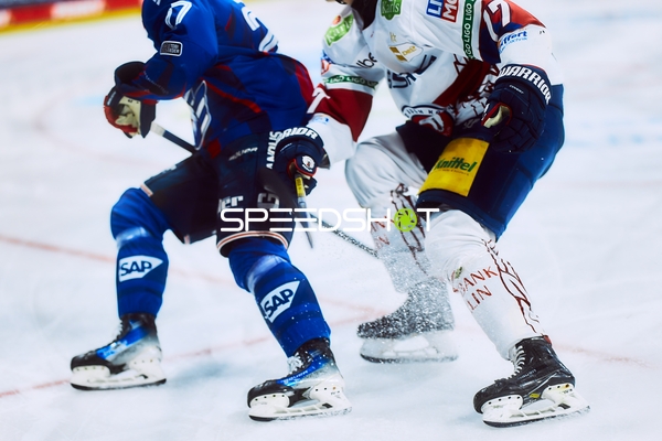 Kampf um den Puck im Playoff-Halbfinale