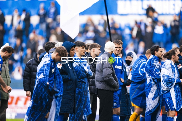 Spieler von Karlsruher SC in Aktion