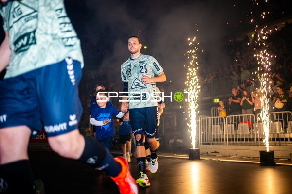 Jubel bei Olle Forsell-Schefvert (25; Rhein Neckar Löwen)